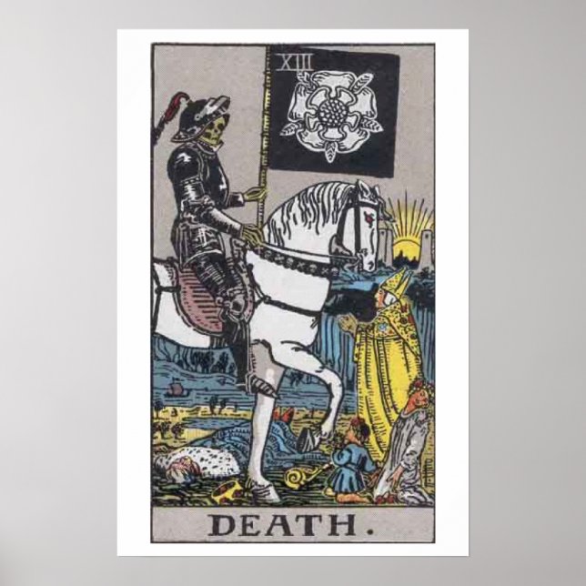 Poster de la carte Death Tarot (Devant)