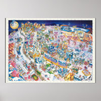 Poster de la carte Las Vegas