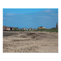 Poster de la carte postale Troon Beach Scotland Ph