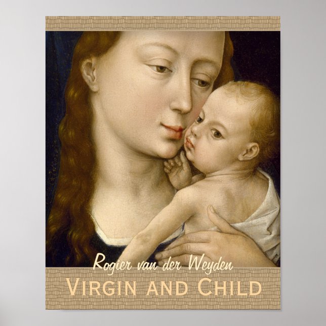 Poster de la carte Weyden Virgin and Child CC0264 (Devant)