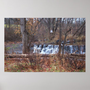 Poster de la cascade d'automne