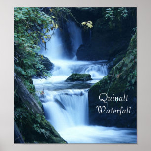 Poster de la cascade de Quinalt