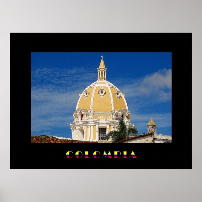 Poster de la cathédrale de San Pedro à Carthagène (Devant)