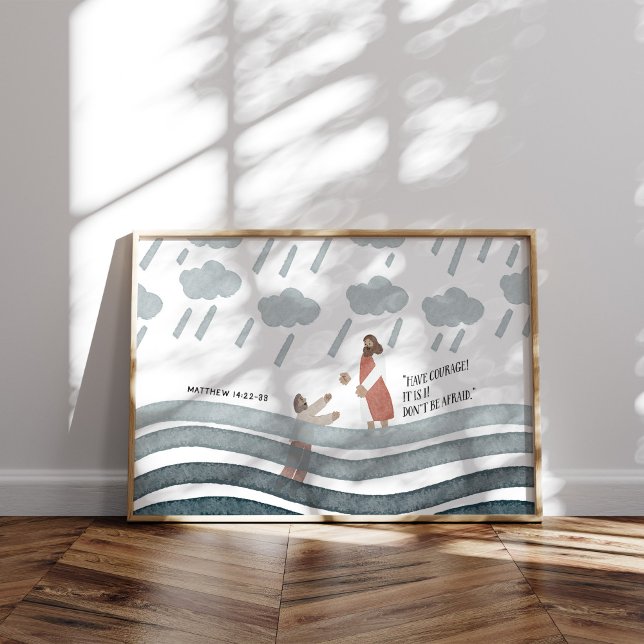 Poster de la chambre Jesus et Peter (Créateur téléchargé)