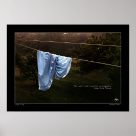 Poster de la citation de Thoreau "Le monde n'est q