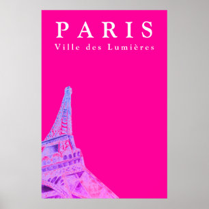 Poster de la citation Tour Eiffel du Chic Cute Par