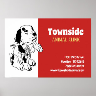 Poster de la clinique animale
