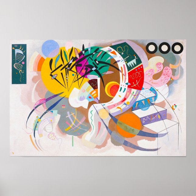 Poster de la Courbe Dominante Kandinsky (Devant)