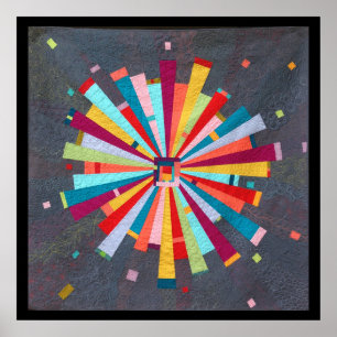 Poster de la courtepointe Sacré-Coeur