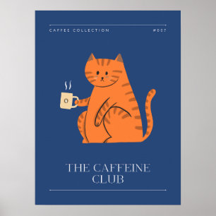 Poster de la cuisine amusante du Caffeine Club