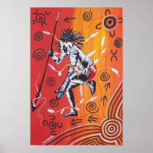 Poster de la danseuse de feu par Mundara