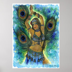 Poster de la danseuse Peacock