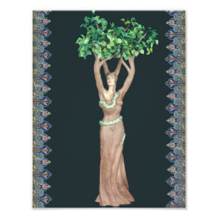Poster de la déesse de l'arbre