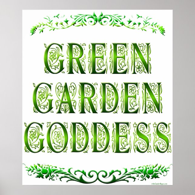 Poster de la déesse Green Garden (Devant)