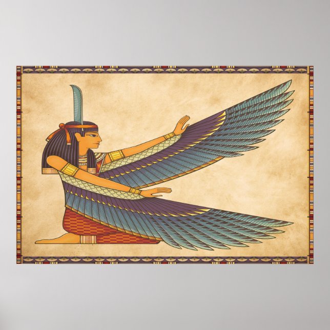 Poster de la déesse Ma'at (Devant)