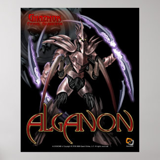 Poster de la déité Alganon Ghazmok