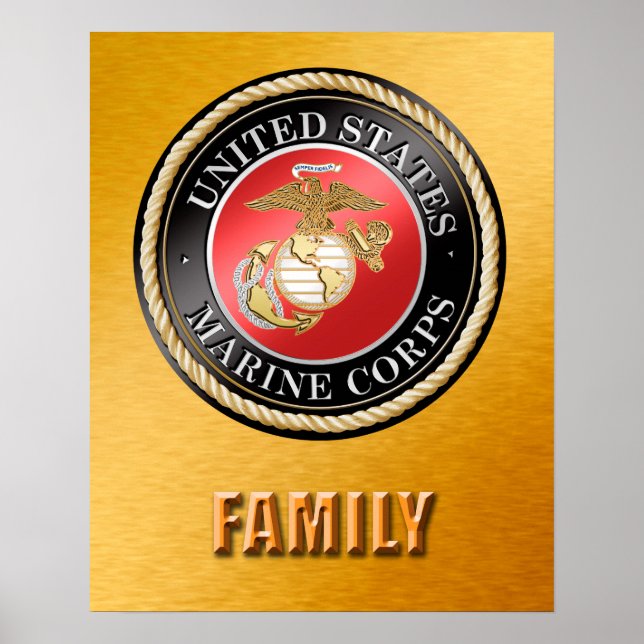 Poster de la famille USMC (Devant)