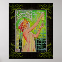 Poster de la Fée verte Absinthe