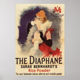Poster de la femme La Diaphane Powdering Face Prom