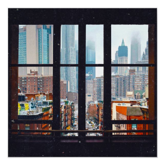 Poster de la fenêtre de New York (Devant)