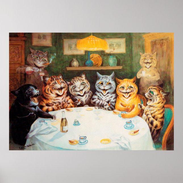 Poster de la fête de la consommation de chats (Devant)