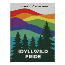 Poster de la Fierté d'Idyllwild