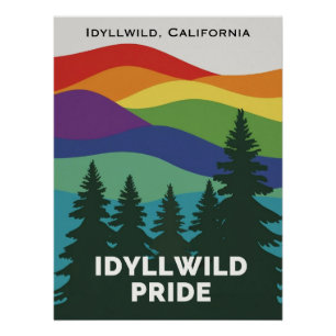 Poster de la Fierté d'Idyllwild
