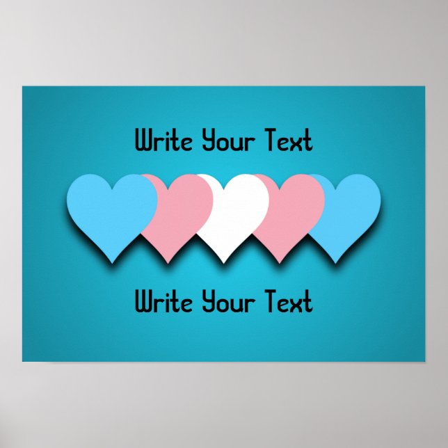 Poster de la fierté transgenre (Devant)