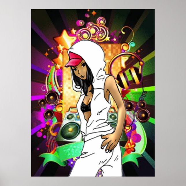 Poster de la fille B #2 (Devant)