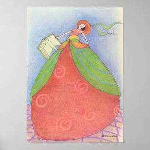 Poster de la fille de livre