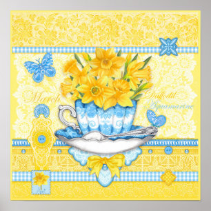 Poster de la Fleur de naissance et de la Marche de