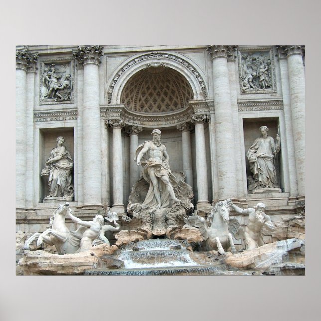 Poster de la Fontaine de Trevi (Devant)