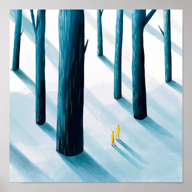 Poster de la forêt (Devant)