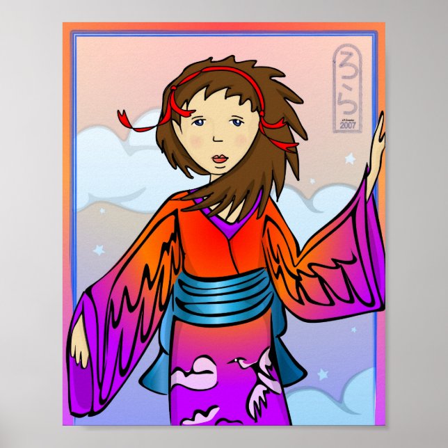 Poster de la Girl of Cranes (Devant)