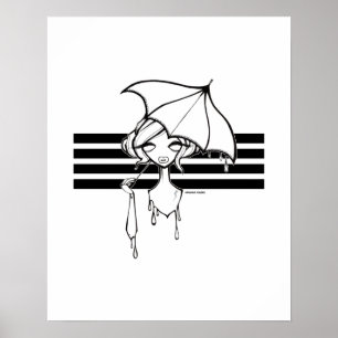 Poster de la goutte d'eau, 16x20