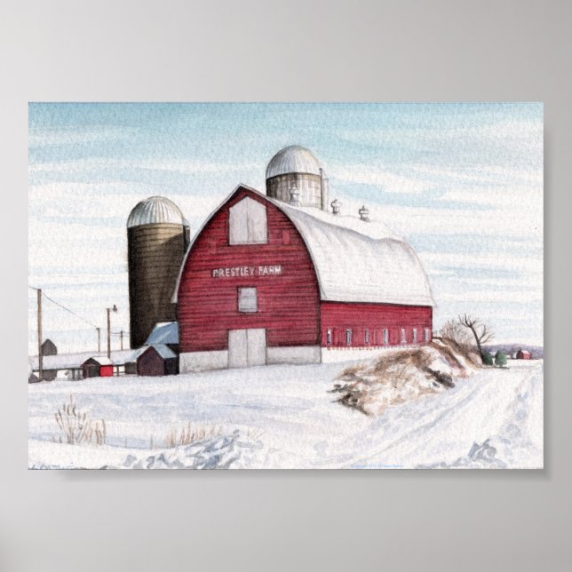 Poster de la grange de Prestley (Devant)