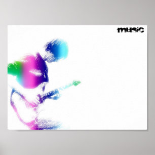 Poster de la Guitare de musique
