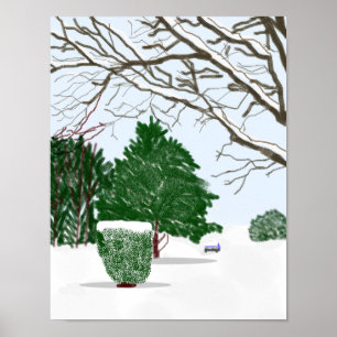Poster de la journée d'hiver calme