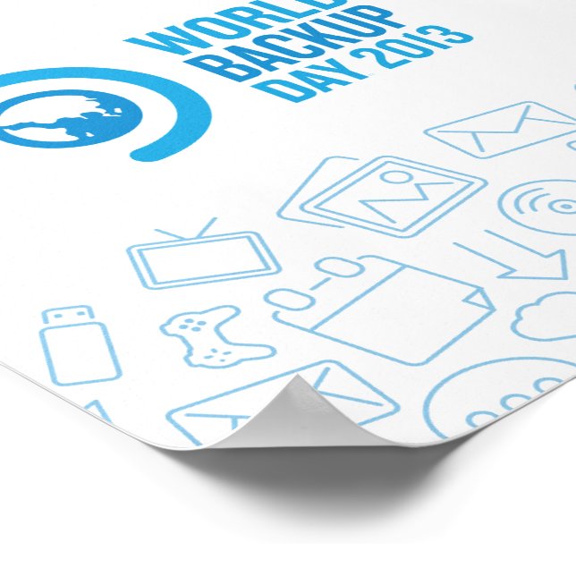 Poster de la Journée mondiale de la sauvegarde (Coin)