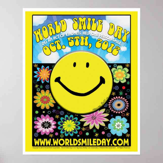 Poster de la Journée mondiale du sourire® 2012 - 1 (Devant)