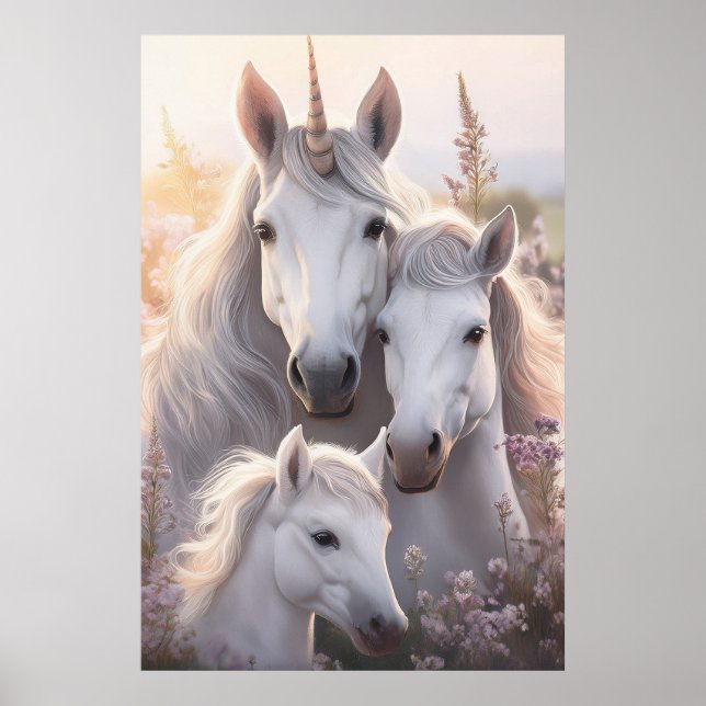 Poster de la licorne (Devant)