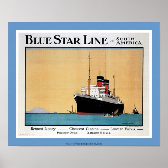 Poster de la ligne Blue Star (Devant)