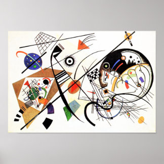 Poster de la ligne transversale Kandinsky