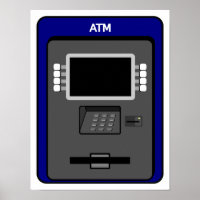 Poster de la machine ATM