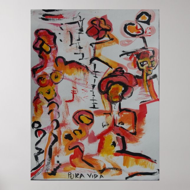 Poster de la méditation Pura Vida (Devant)