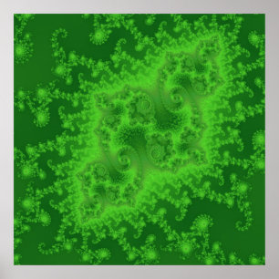 Poster de la méduse verte électrique