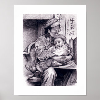 Poster de la mère et de l'enfant