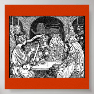 Poster de la mode Moyen Age