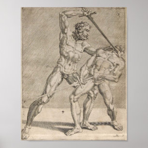 Poster De la morue. I.6.2.5 Fechtbuch, 16. Jh. 2. und 3.