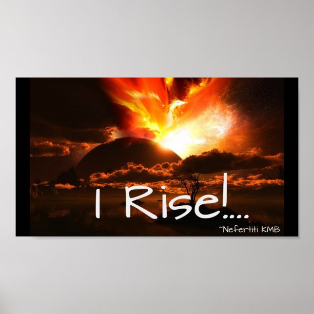 Poster de la muraille I Rise (Devant)